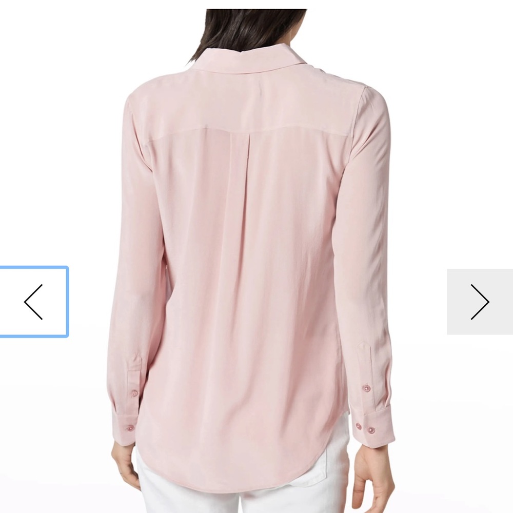 Equipment Silk Button Down - image 5